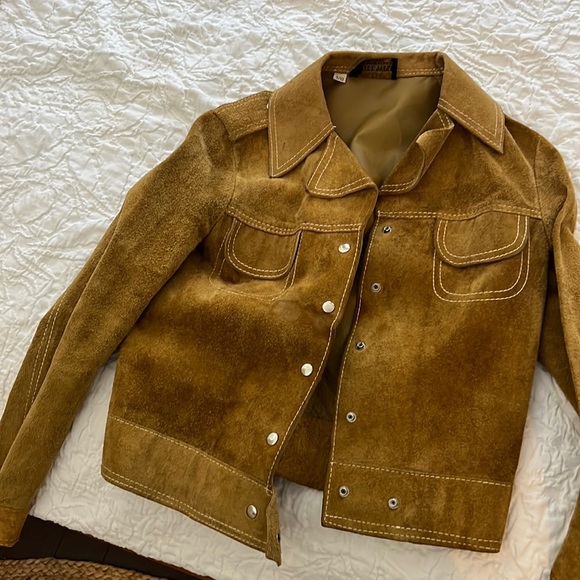 Vintage suede jacket - Picture 1 of 4